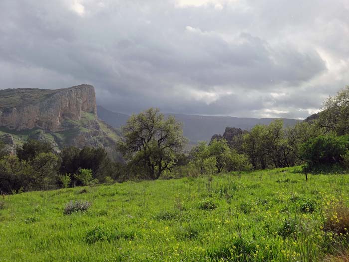 gleich südlich hinter Jaén erhebt sich das interessante Wander- und Klettergebiet der gleichnamigen Sierra