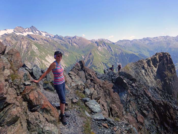 Rückblick zur Blauspitze Rückblick zur Blauspitze