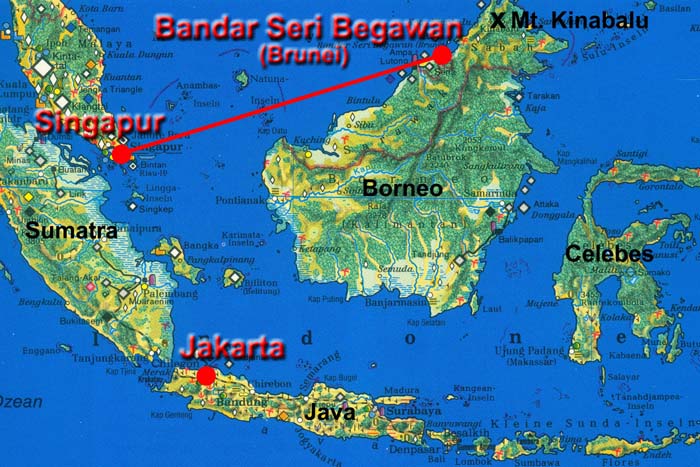 Übersicht Borneo
