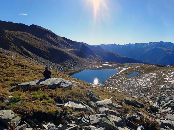 Kesselsee mit Villgratner Berge im Hintergrund Kesselsee mit Villgratner Berge im Hintergrund