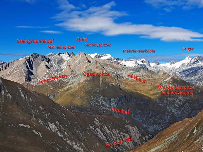 auch im Norden zeigen sich viele der geheimsten Ecken der Venedigergruppe (s. Wiesbauerspitze oder Ogasilspitze) auch im Norden zeigen sich viele der geheimsten Ecken der Venedigergruppe (s. Wiesbauerspitze oder Ogasilspitze)