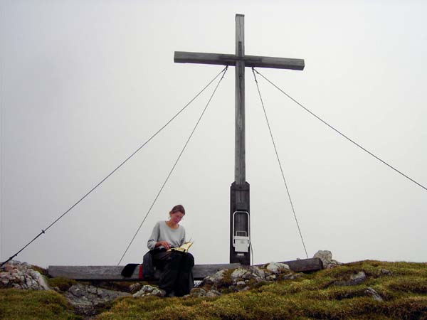 Gipfelkreuz am Hohen Kalmberg