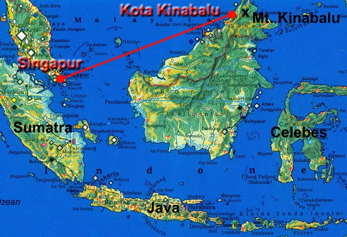 Übersicht Borneo