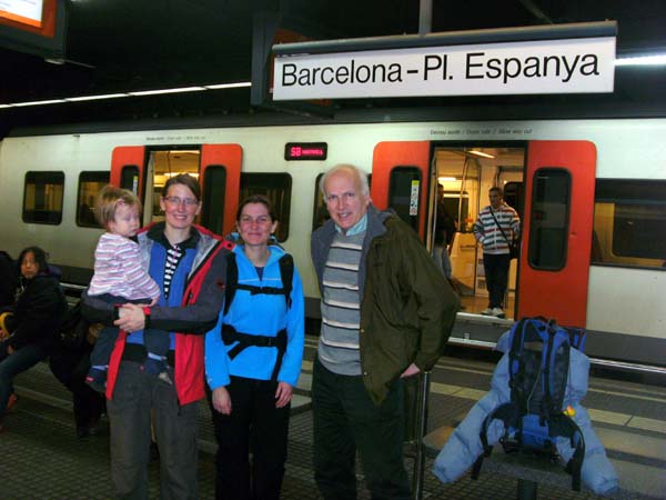 am bequemsten erreicht man den Montserrat von Barcelona aus mit der Bahn