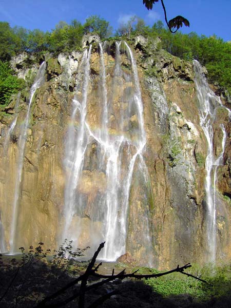 auf ihren letzten Metern stürzt die Plitvica fast 80 m in die Tiefe und bildet somit den höchsten Fall Kroatiens