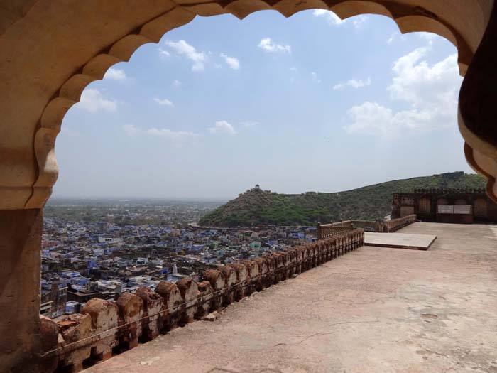 Blick vom Chitra Shala auf die Stadt