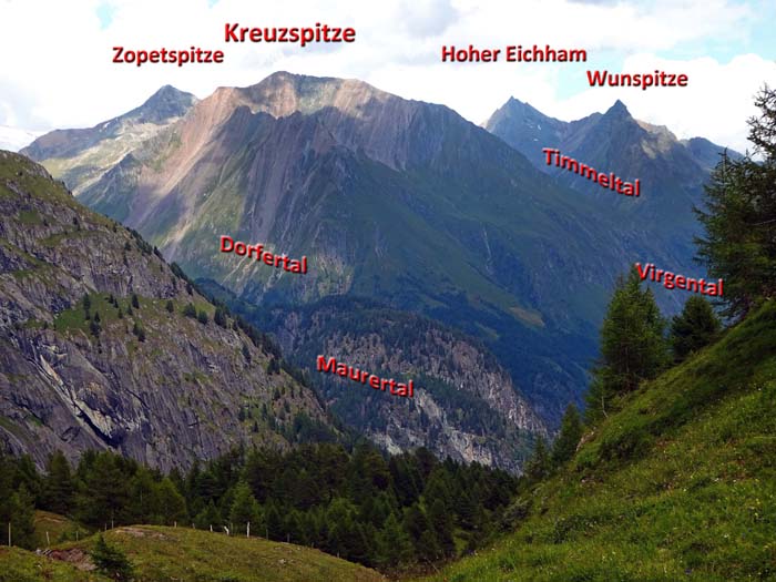 von der Großbachalm führt ein extrem steiler Fahrweg ... von der Großbachalm führt ein extrem steiler Fahrweg ...