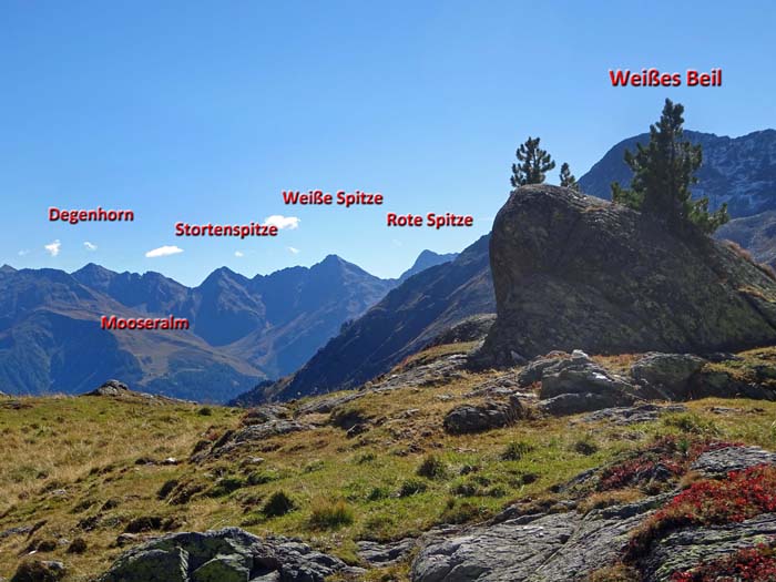 ... mit umfassenderem Blick auf die Villgratner Berge - ... ... mit umfassenderem Blick auf die Villgratner Berge - ...