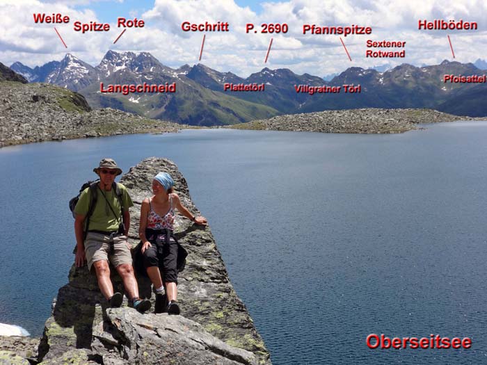 Blick auf die höchsten Villgratner; Weiße und Rote Spitze findest du im Archiv Bergsteigen