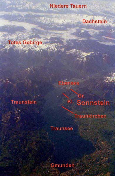 Luftaufnahme Traunsee v. N