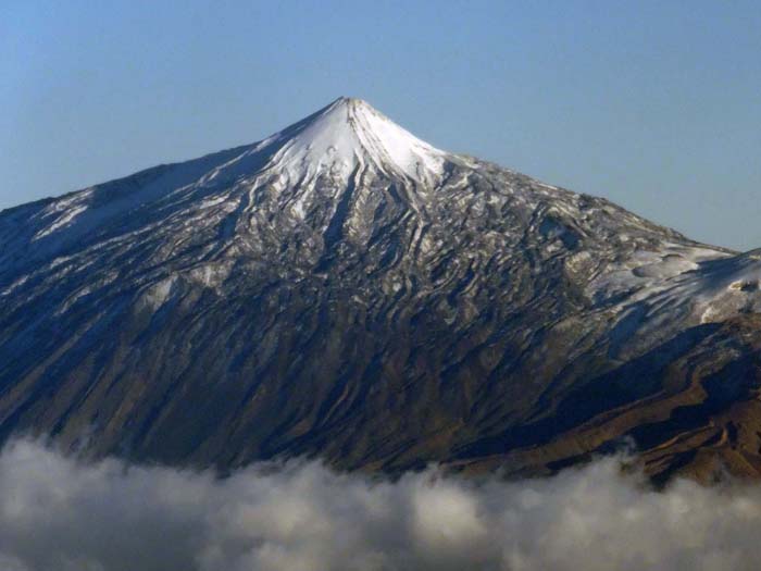Pico de Teide, 3718 m, von Westen