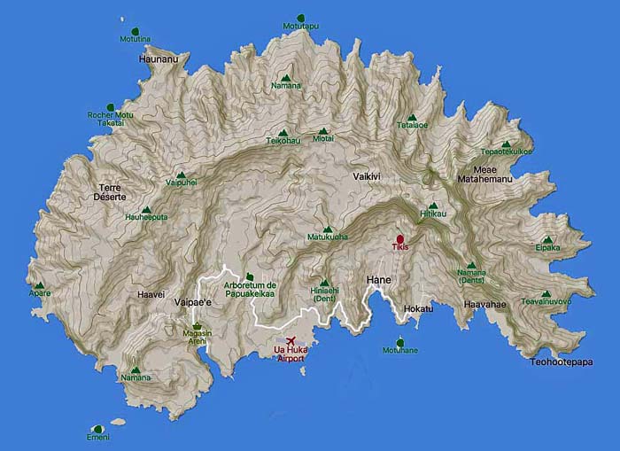 Karte Ua Huka