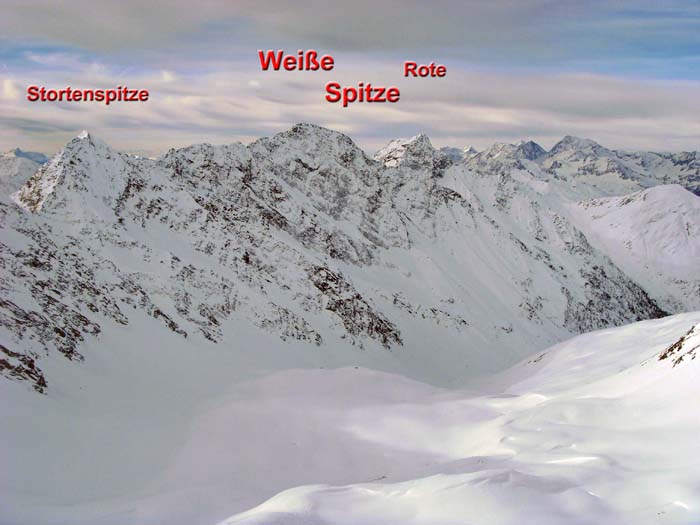 der höchste Grat der Villgratner Berge von O (Wagenstein)