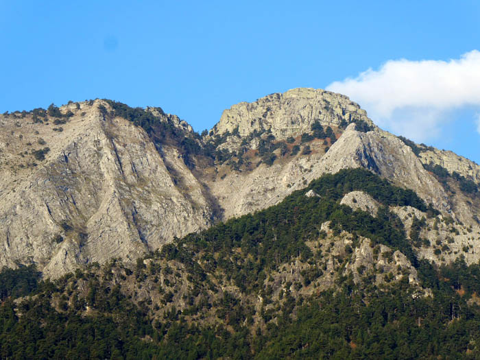der Ypsárion, höchster Berg auf Thássos, ... 