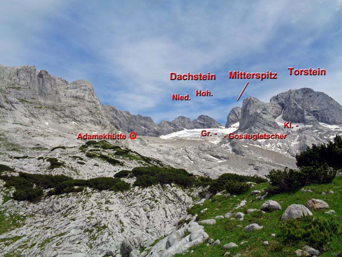 vom Gschlösselkogel hat man endlich den höchsten Berg der Oberösterreicher und Steirer vor Augen