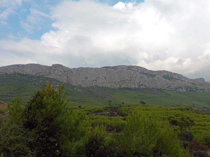 Felsgärten ohne Ende: der nördliche Mosorkamm sö. von Split