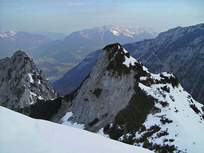 Blick gegen Nordwesten auf den Untersberg