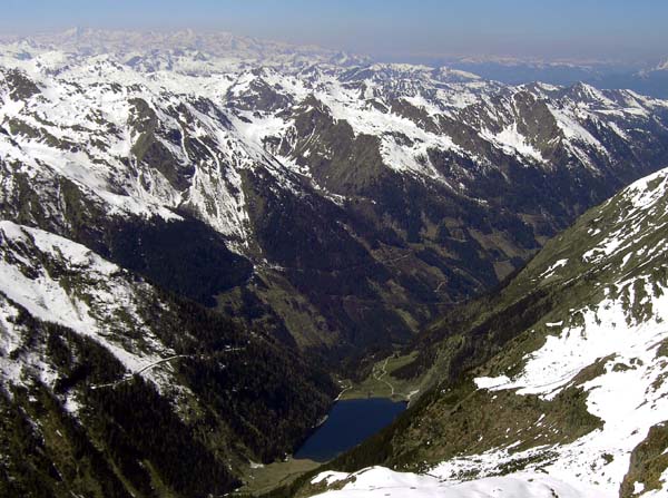 Blick nach W auf den Riesachsee und das Schladminger Untertal