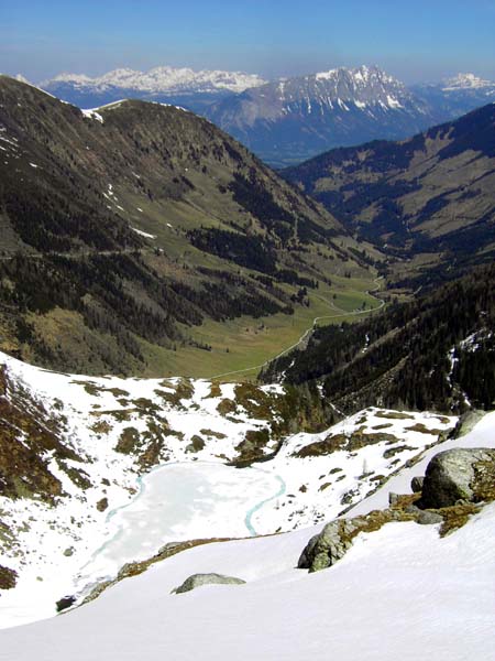 Stierkarsee, Sattental, Grimming und Totes Gebirge