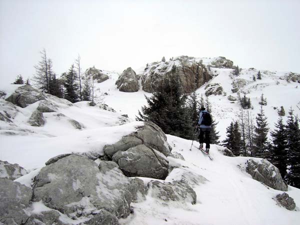 Ulli am obersten NW-Kamm des Penkkopf, knapp unterhalb des Gipfels
