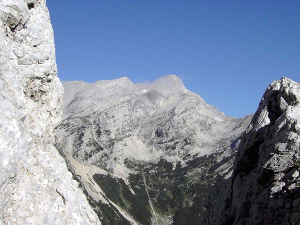 die Mojstrovka vom Mittelteil des Klettersteigs